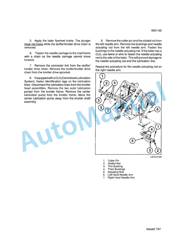 Massey Ferguson MF 185MB Baler And Accumulator Workshop Service Manual 1856995M1-3
