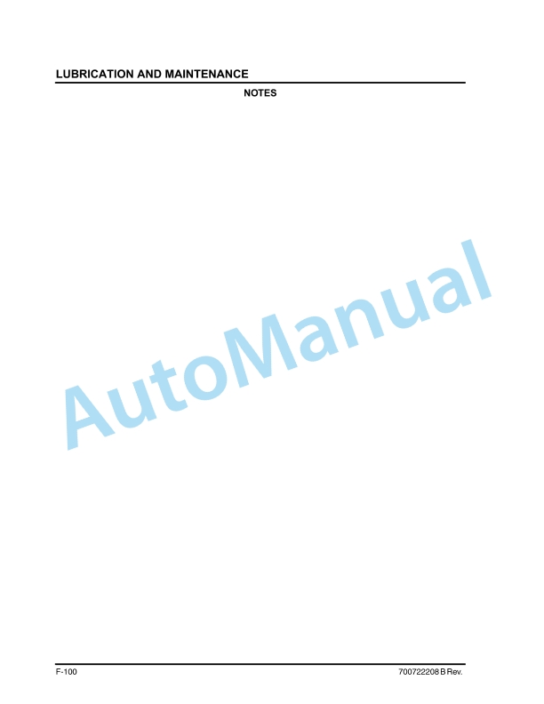 Massey Ferguson MF 190 Tractor Operator Instruction Book 700722208-4