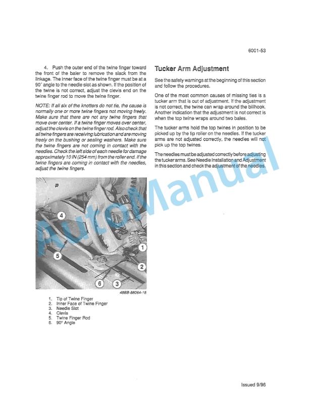 Massey Ferguson MF 190LB Baler And Accumulator Workshop Service Manual 1856996M1-3