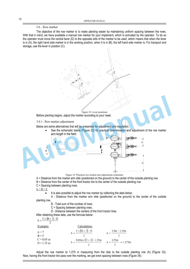Massey Ferguson MF 206 L Planter Seeder Spreader Pantographic Drag Operator Manual-2