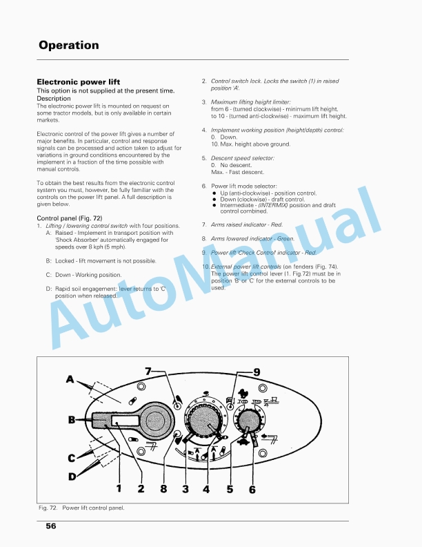 Massey Ferguson MF 2200 Tractor Operation And Maintenance Manual 3662240M1-2