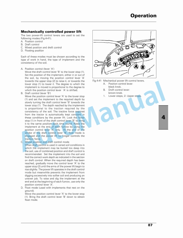 Massey Ferguson MF 2400 Tractor Operation And Maintenance Manual 3676146M1-2