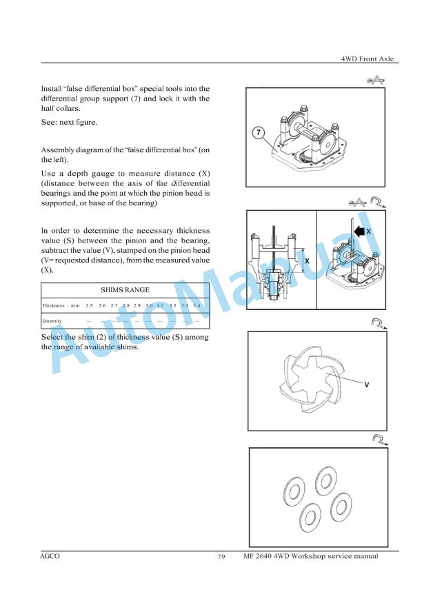 Massey Ferguson MF 2640 Workshop Service Manual 2 Massey Ferguson MF 2640 Workshop Service Manual - Image 2