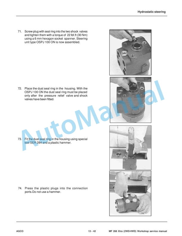 Massey Ferguson MF 268 2WD-4WD Tractor Workshop Service Manual-5