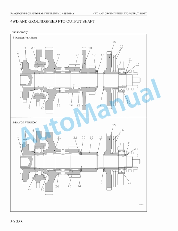 Massey Ferguson MF 3400 S With Power Shuttle Workshop Manual 1857670M1-4