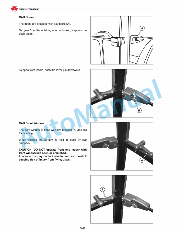 Massey Ferguson MF 3600 Tractor Operators Manual-3