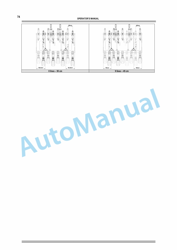 Massey Ferguson MF 400 Series Versions H-HF-V Planter Spreader Operator Manual 96980088M-5