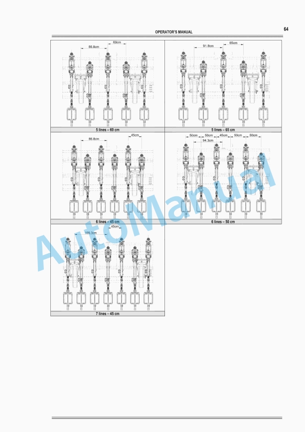 Massey Ferguson MF 400 Series Versions L Planter Spreader Operator Manual 96980078M-4
