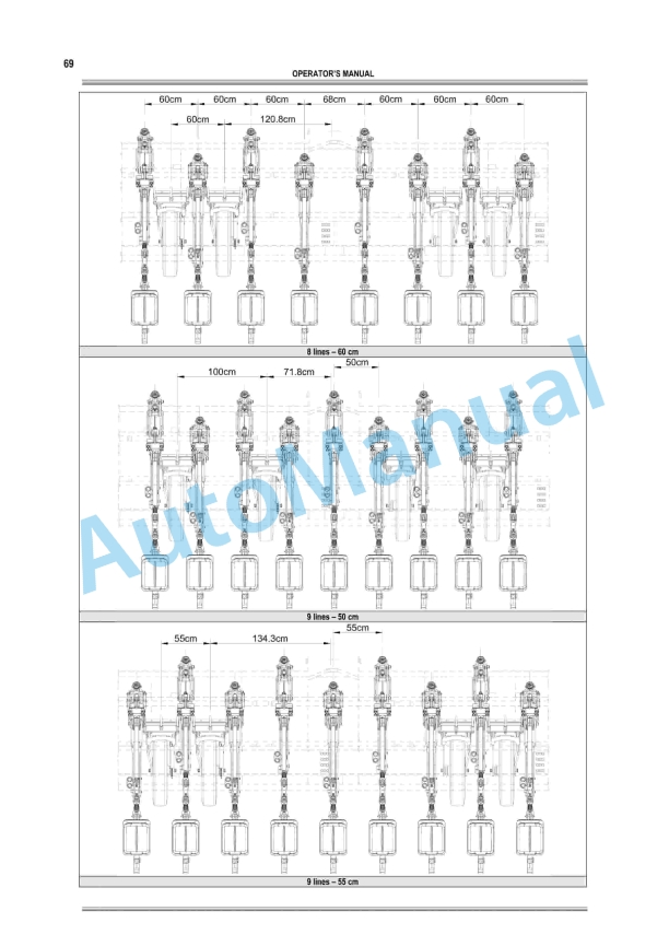 Massey Ferguson MF 400 Series Versions L Planter Spreader Operator Manual 96980078M-5