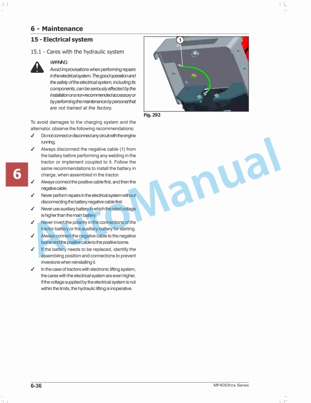 Massey Ferguson MF 400 Xtra Series Tractors Operators Manual 6280531M1-5