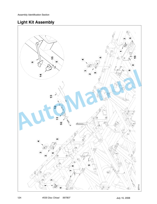 Massey Ferguson MF 4000 Disc Chisel Operators Manual 997807-4