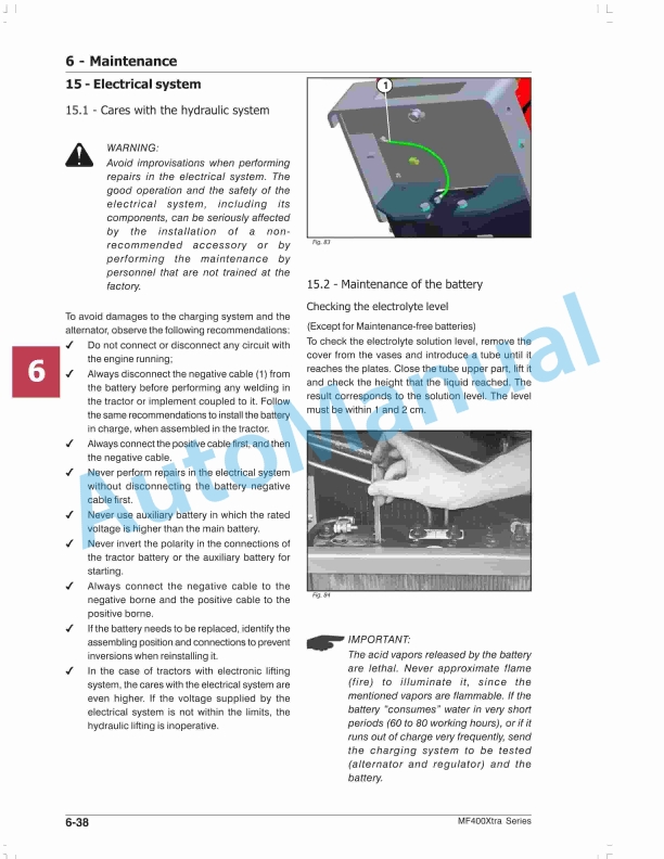 Massey Ferguson MF 400Xtra Operation Manual 6280530M2-5