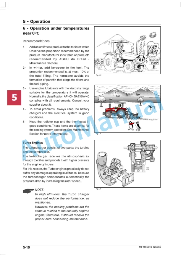 Massey Ferguson MF 400Xtra Operation Manual 6280530M3-2