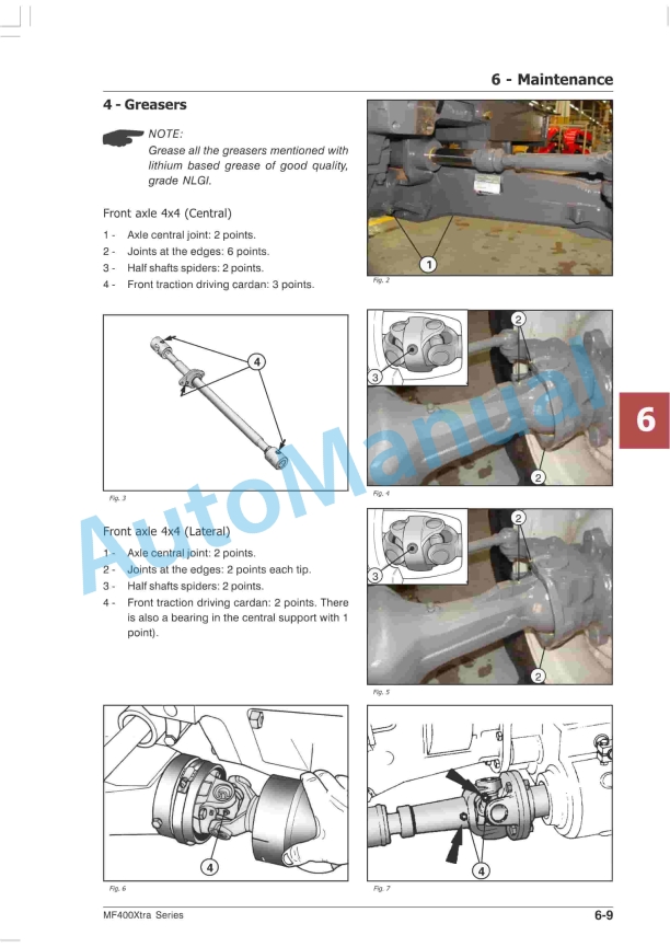 Massey Ferguson MF 400Xtra Operation Manual 6280530M3-3
