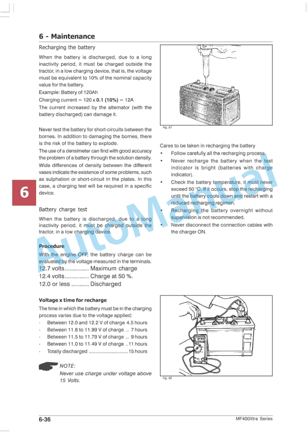 Massey Ferguson MF 400Xtra Operation Manual 6280530M3-5