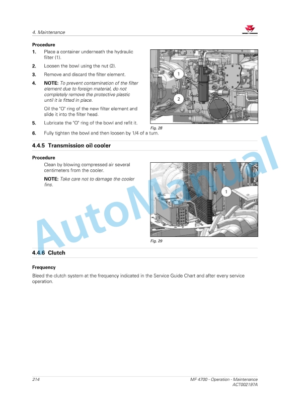 Massey Ferguson MF 4700 Series Tractors Operators Manual ACT002197A-3