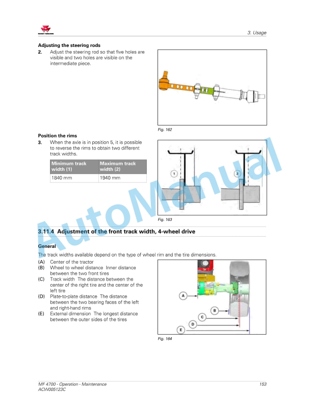 Massey Ferguson MF 4700 Series Tractors Operators Manual ACW005123C-2