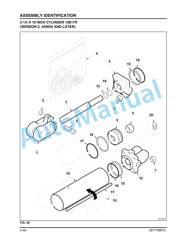 Massey Ferguson MF 5000 Series Field Cultivator Operators Manual 997779MFG-4