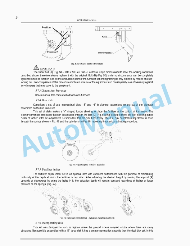 Massey Ferguson MF 506 H-HF Pneumatic Planter Operator Manual-2