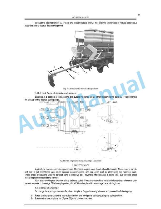 Massey Ferguson MF 510, 511, 512, 513 L-M Planter Spreader Operator Manual-3
