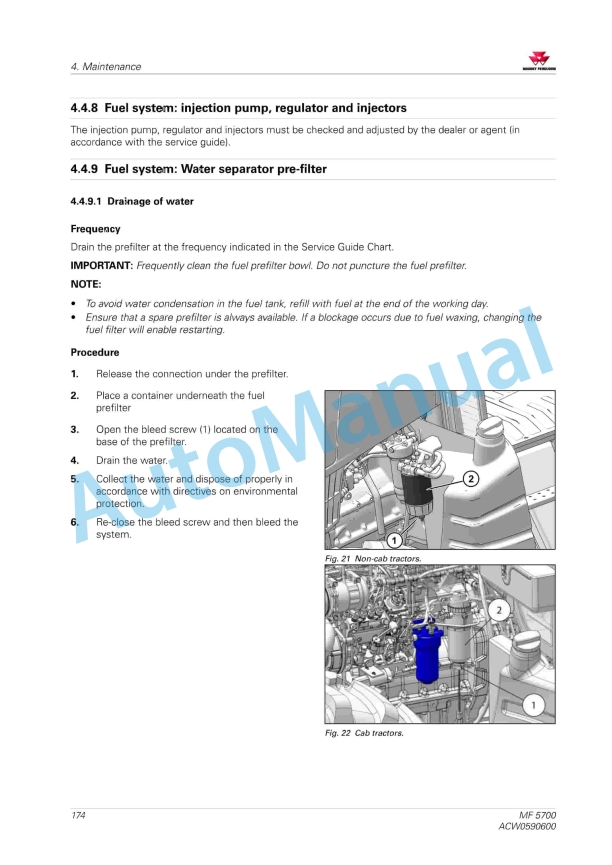 Massey Ferguson MF 5700 Tractors Operators Manual-3