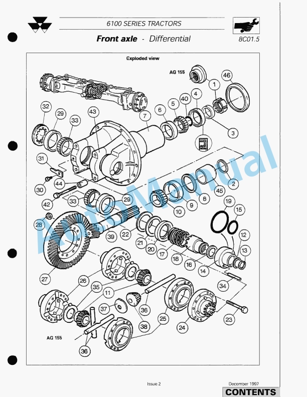 Massey Ferguson MF 6100 Series Tractor Workshop Service Manual-2