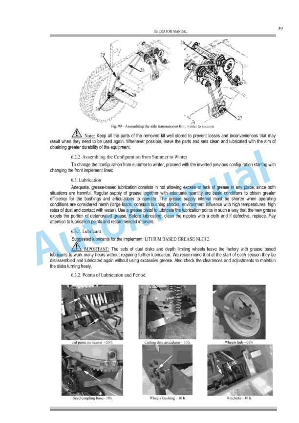Massey Ferguson MF 613, 617, 621 L Planter Seeder Spreader Soberana Multiple Operator Manual-2