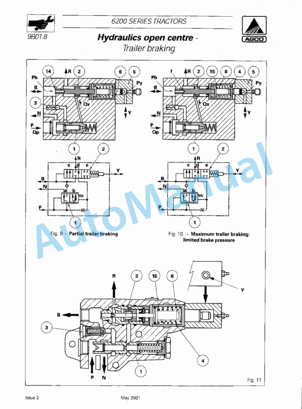 Massey Ferguson MF 6200 Series Tractors Workshop Service Manual-2