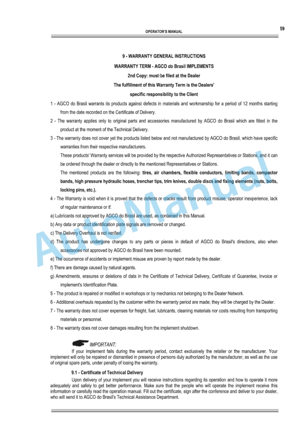 Massey Ferguson MF 700 Series Versions M-V Planter Spreader Operator Manual 96980087M-3
