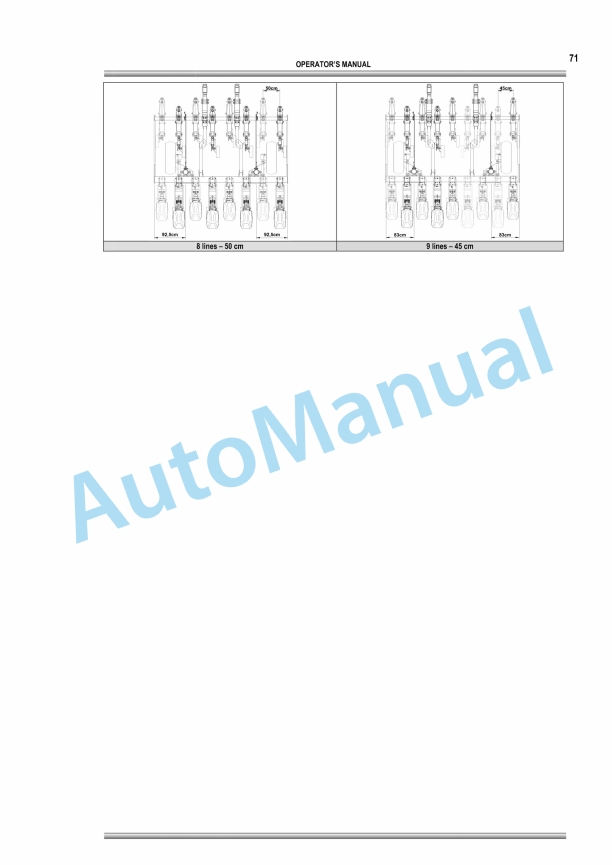 Massey Ferguson MF 700 Series Versions M-V Planter Spreader Operator Manual 96980087M-5