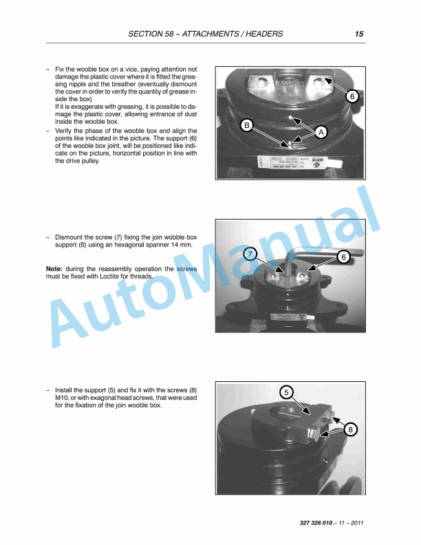 Massey Ferguson MF 7244 Tractor Workshop Manual 327326010-5