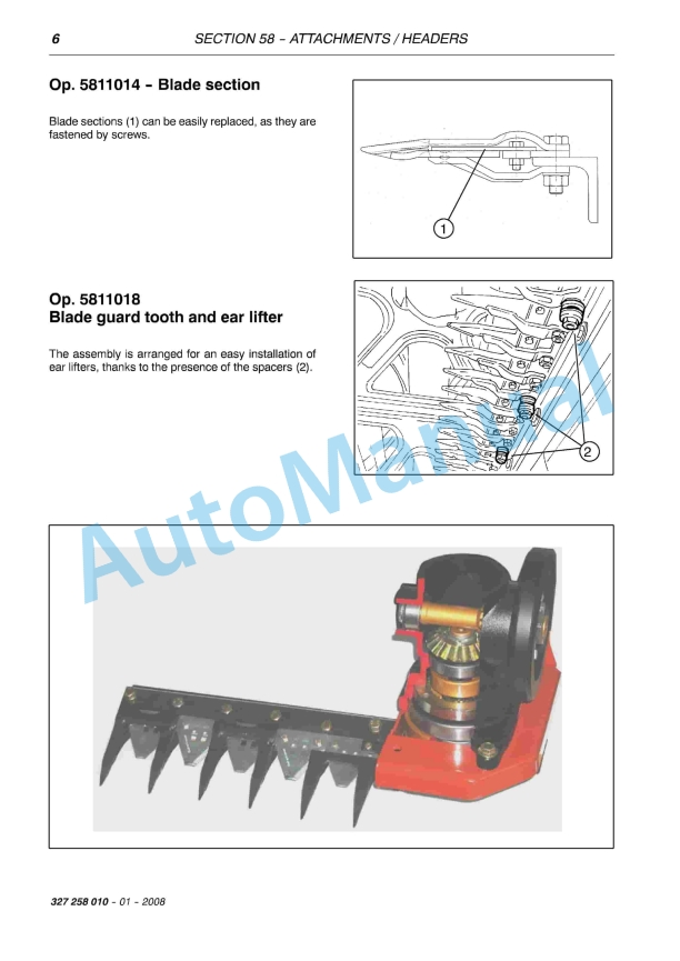 Massey Ferguson MF 7245 S Activa, MF 7245 S AL Activa, MF 7247 S Activa Workshop Manual 327258010M-3