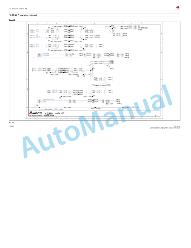 Massey Ferguson MF 7360 - MF 7370 Combines Workshop Service Manual LA327301014M 5 Massey Ferguson MF 7360 - MF 7370 Combines Workshop Service Manual LA327301014M - Image 5