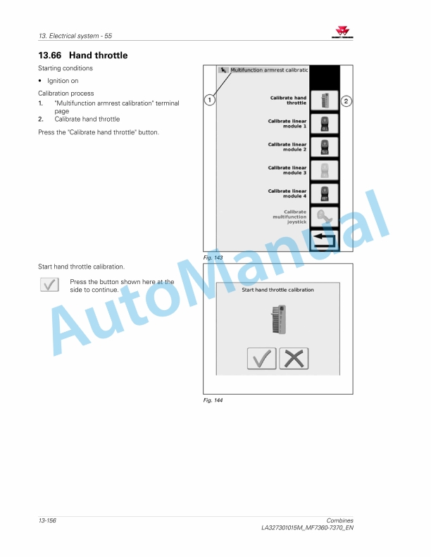 Massey Ferguson MF 7360 - MF 7370 Combines Workshop Service Manual LA327301015M 3 Massey Ferguson MF 7360 - MF 7370 Combines Workshop Service Manual LA327301015M - Image 3