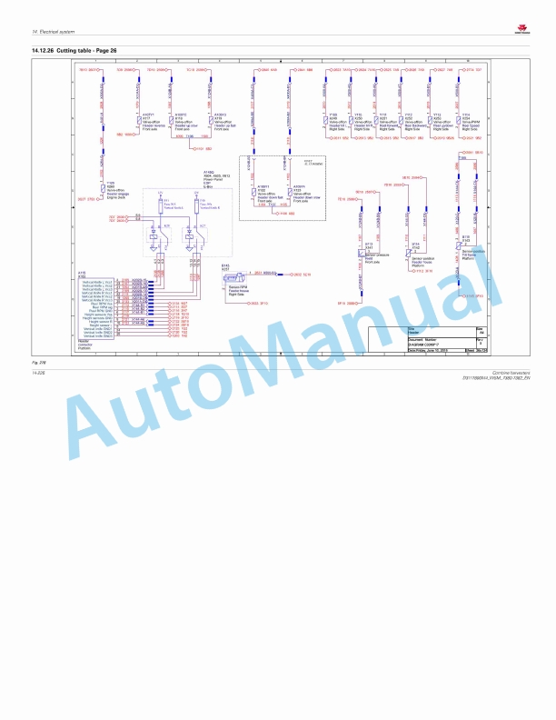 Massey Ferguson MF 7380 - MF 7382 Combine Harvesters Workshop Service Manual D3117800M4 5 Massey Ferguson MF 7380 - MF 7382 Combine Harvesters Workshop Service Manual D3117800M4 - Image 5