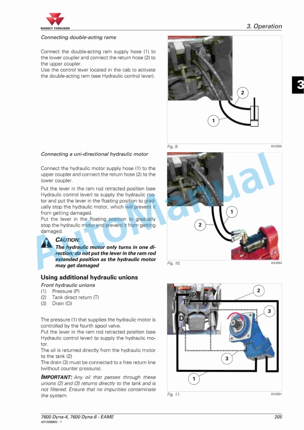 Massey Ferguson MF 7600 Essential Version Operators Manual 4373388M3-5