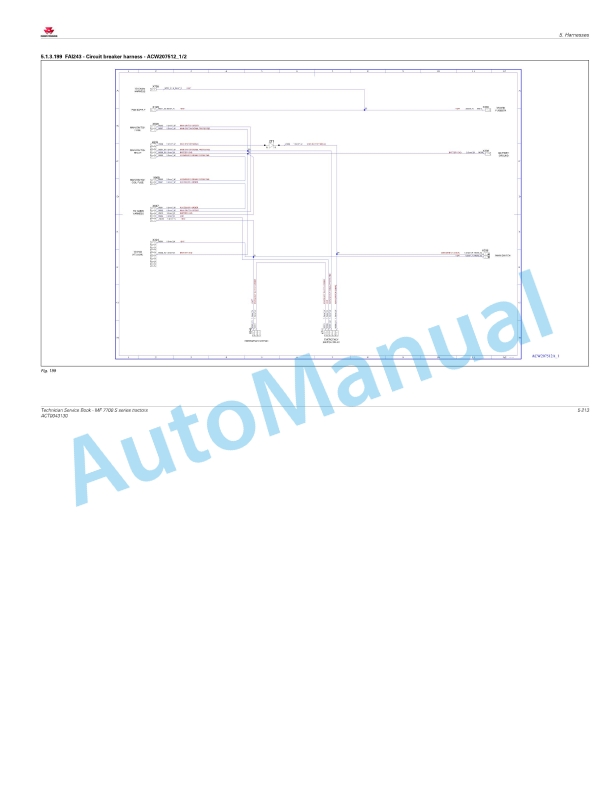 Massey Ferguson MF 7700 S Series Tractors Workshop Service Manual ACT0043130-3