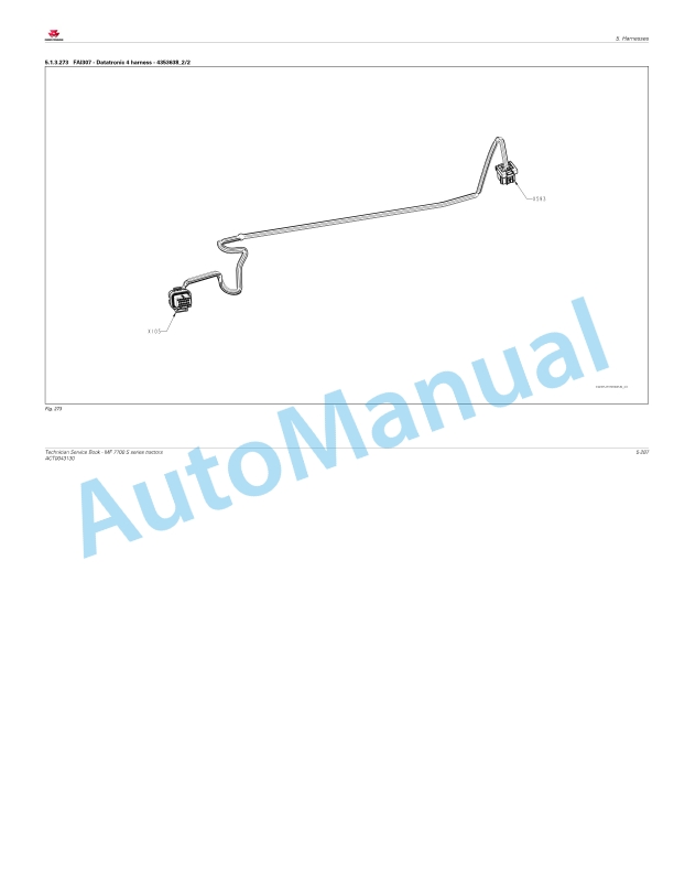 Massey Ferguson MF 7700 S Series Tractors Workshop Service Manual ACT0043130-4