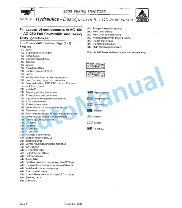 Massey Ferguson MF 8200, MF 8200 Xtra Series Tractors Workshop Service Manual 2 Massey Ferguson MF 8200, MF 8200 Xtra Series Tractors Workshop Service Manual - Image 2