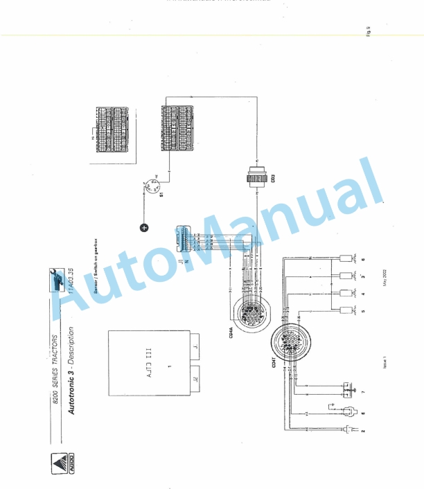 Massey Ferguson MF 8200, MF 8200 Xtra Series Tractors Workshop Service Manual 4 Massey Ferguson MF 8200, MF 8200 Xtra Series Tractors Workshop Service Manual - Image 4