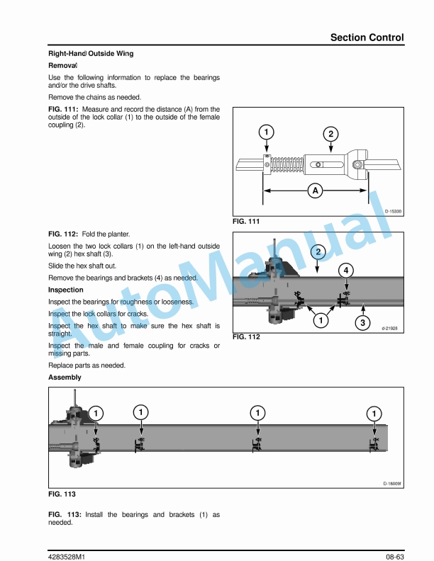 Massey Ferguson MF 9000 Series Planter Service Manual 4283528M1-5