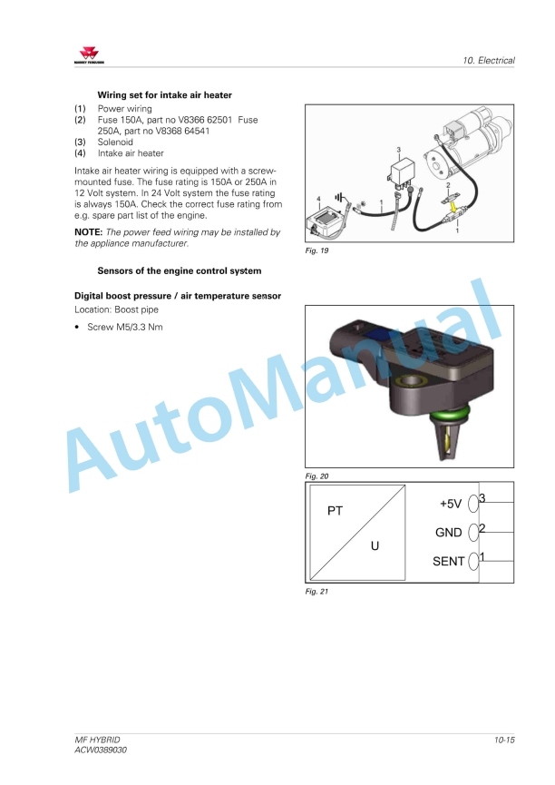 Massey Ferguson MF Hybrid Combine Workshop Service Manual ACW0389030 3 Massey Ferguson MF Hybrid Combine Workshop Service Manual ACW0389030 - Image 3