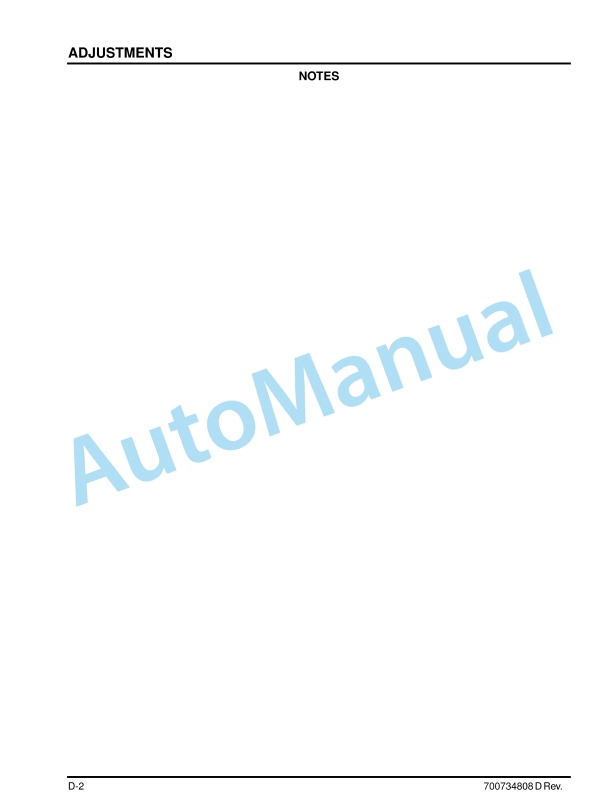 Massey Ferguson MF WR9700 Series Windrower Tractor Operators Manual 700734808-2
