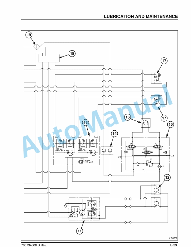 Massey Ferguson MF WR9700 Series Windrower Tractor Operators Manual 700734808-3