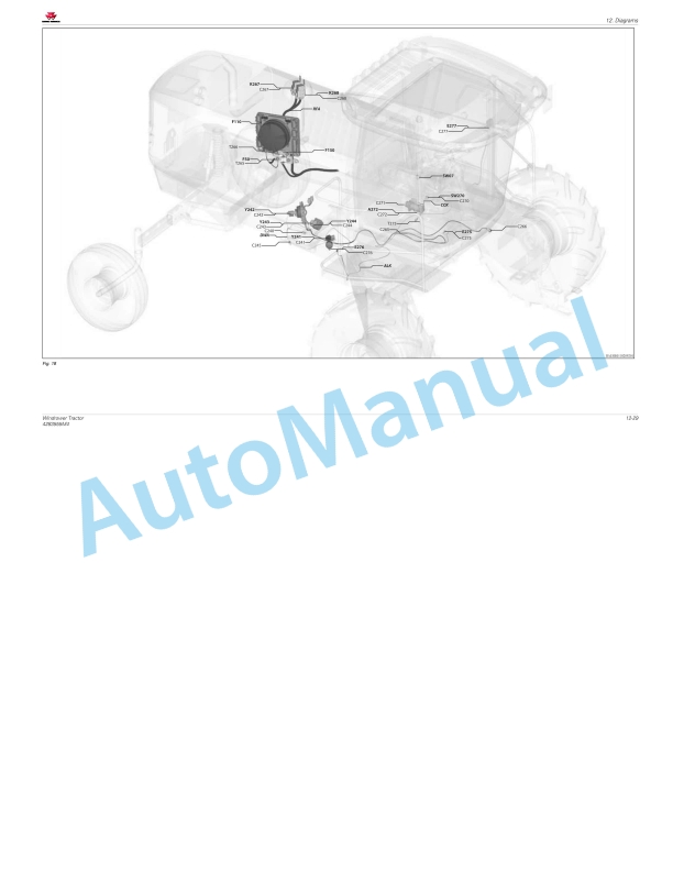 Massey Ferguson MF WR9800 Series Windrower Tractor Service Manual 4283555M4 5 Massey Ferguson MF WR9800 Series Windrower Tractor Service Manual 4283555M4 - Image 5
