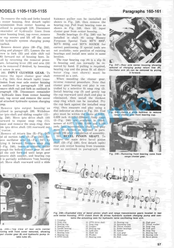 Massey Ferguson MF1105, MF1135, MF1155 Shop Manual-3