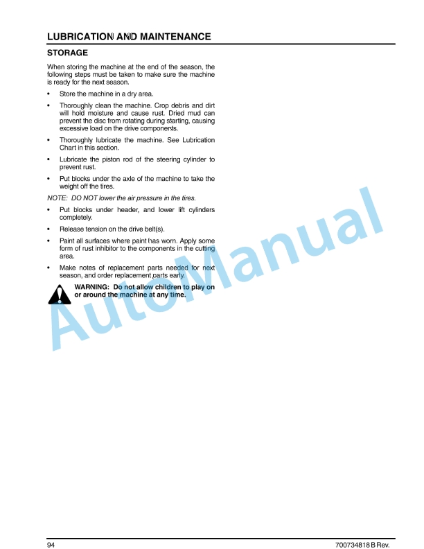 Massey Ferguson MF1363, MF1366 Rotary Disc Mower Operator Manual 700734818B-4