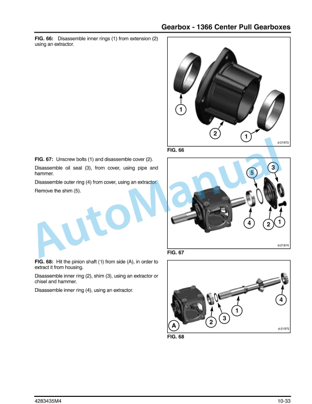 Massey Ferguson MF1363, MF1366 Rotary Disc Mower Service Manual 4283435M4-4
