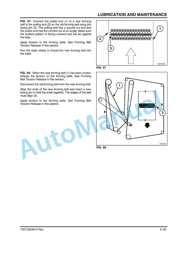 Massey Ferguson MF1745 Round Baler Operator Manual 700733248B-4