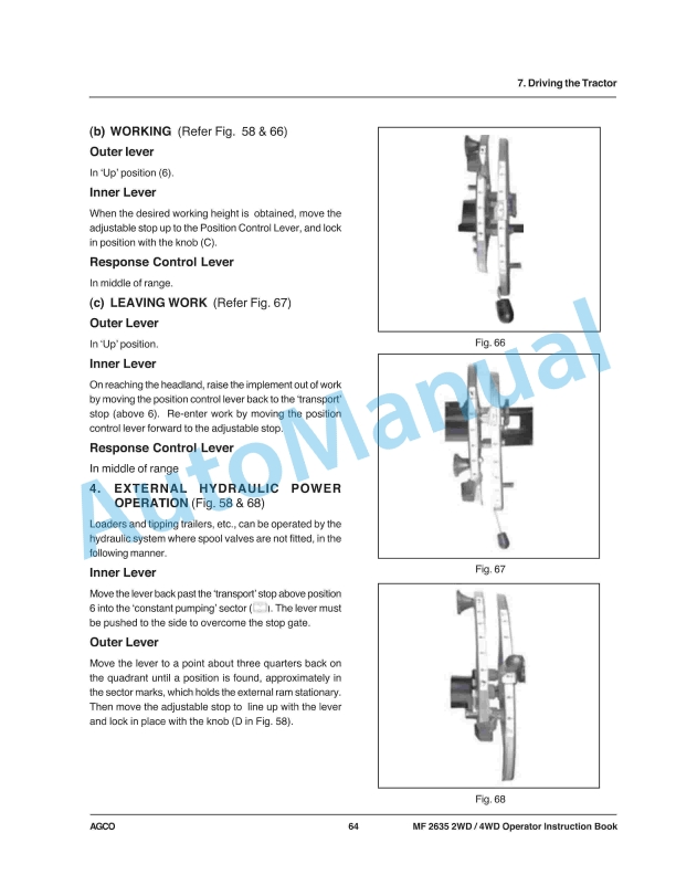 Massey Ferguson MF2635 Tractor Operator Manual-2